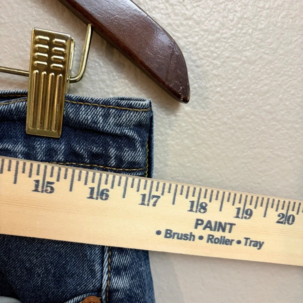 Levi's 505 Regular Fit Jeans W33 L30 Blue Denim Straight Leg Casual 00505-1936